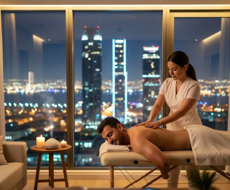 Bayraklı Evde Masaj - Mutlu Sonla Biten